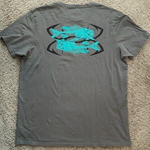 Men’s Under Armour Fishing T-Shirt Size XL